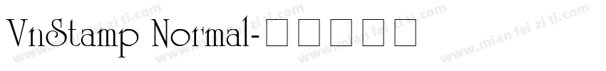 VnStamp Normal字体转换